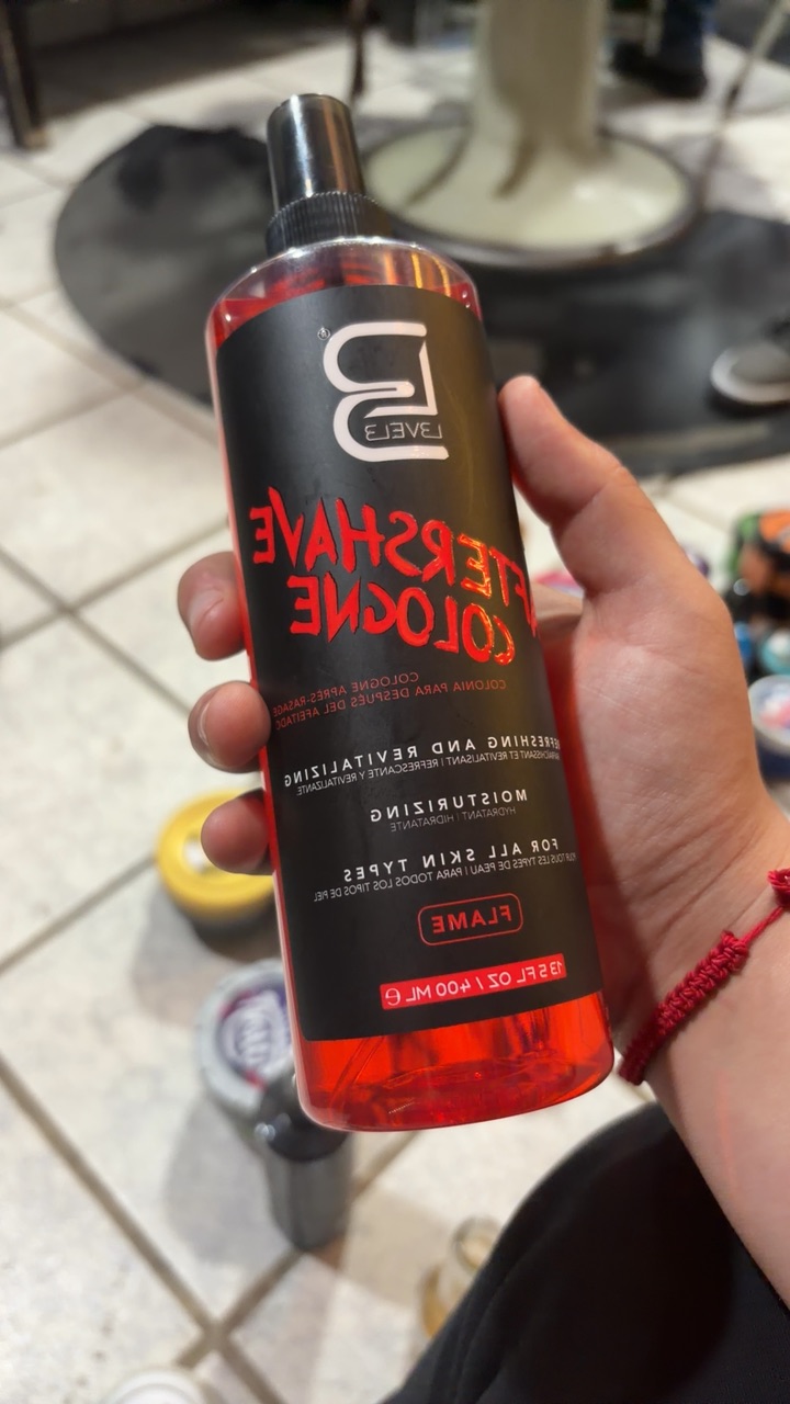 Aftershave cologne flame