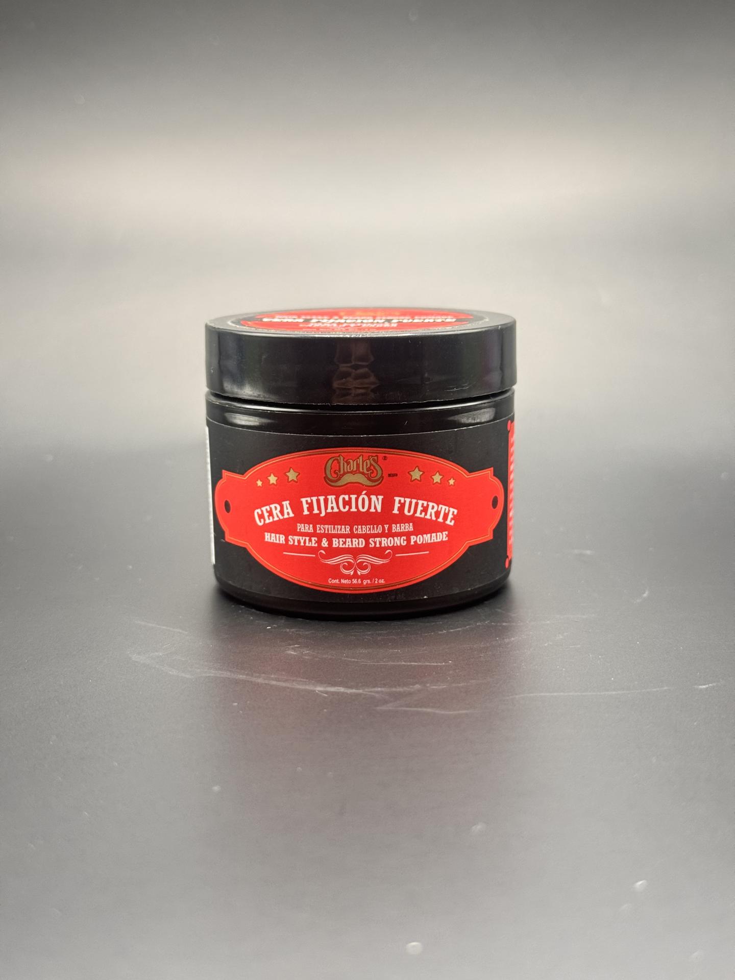 Cera de fijación fuerte charles 2oz